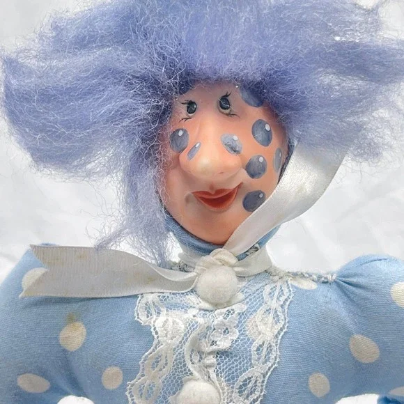 VTG whimsical porcelain clown